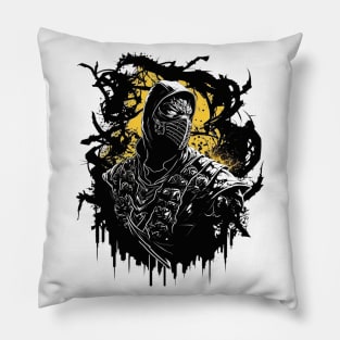 Scorpion Mortal Kombat - Original Artwork Pillow