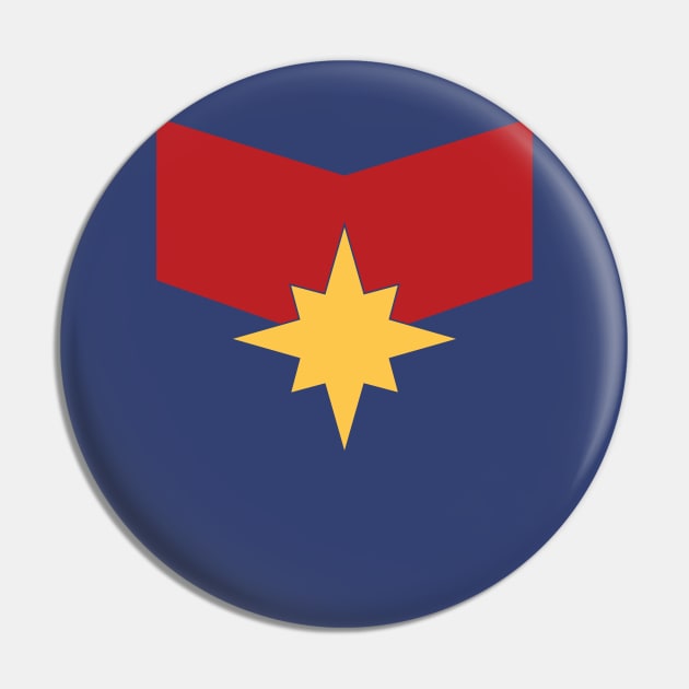 Captain Mar Vell Emblem Pin by Aefe