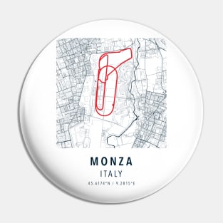 monza simple map Pin