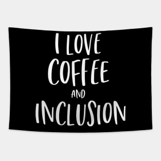 Funny Special Education Teacher Shirt  Coffee Lover Gift Tapestry