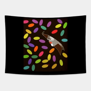 Color Rain Tapestry