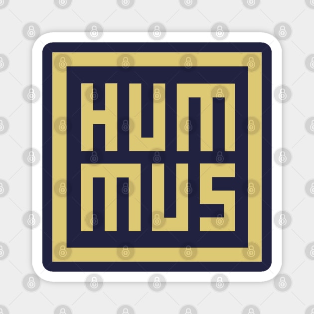 Hummus Pixels Magnet by StickSicky