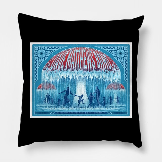 #DMB DAVE TOUR 2022 MATTHEWS BAND PINE KNOB MUSIC Pillow by RidwanKelexs