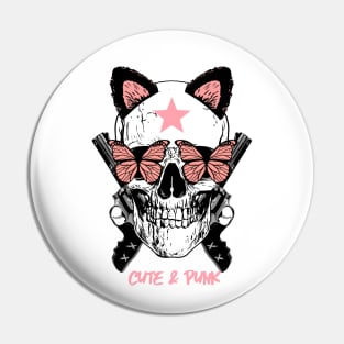 Cute Punk Girl Pin