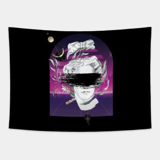 Abstract Design, Vintage Art, Cool Artwork, Retro Streetwear Tapestry