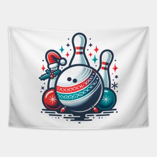 Bowling Christmas Tapestry