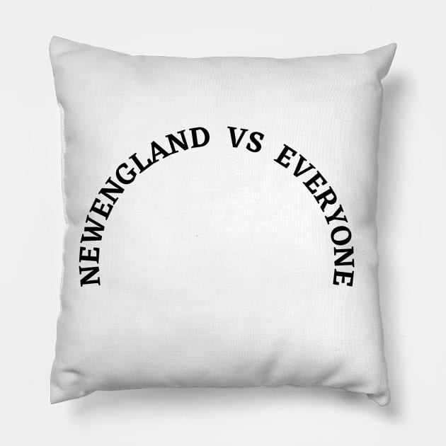 New England VS Everyone Pillow by adee Collections 