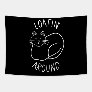 Loafin' around (white) Tapestry