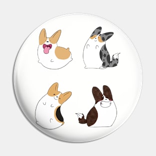 Corgi Coats Pin