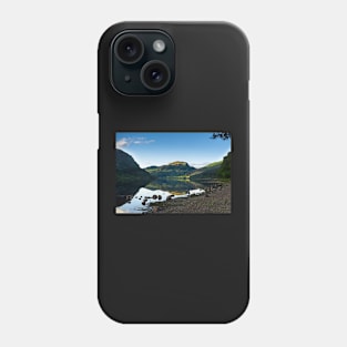 View on beautiful Loch Katrine, Scotland Phone Case