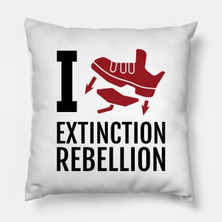 anti climate protest. i gaspedal extinction rebellion. Satire. Pillow