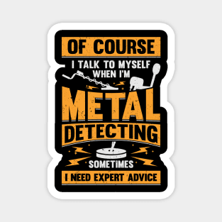 Treasure Hunting Metal Detecting Detectorist Gift Magnet