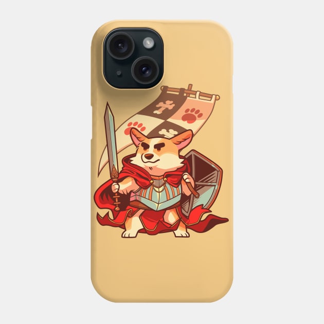 Warrior corgi Phone Case by Colordrilos