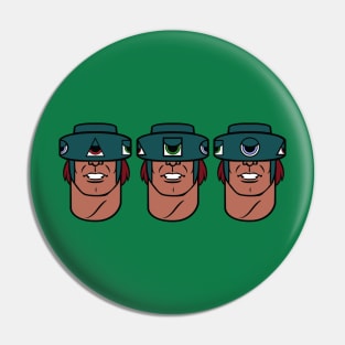 Triple Eyes Pin