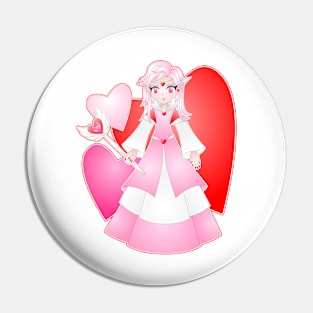 Heart Princess Pin