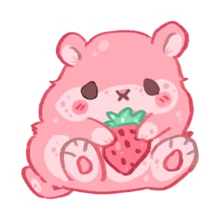 strawberry hamster ♡ T-Shirt