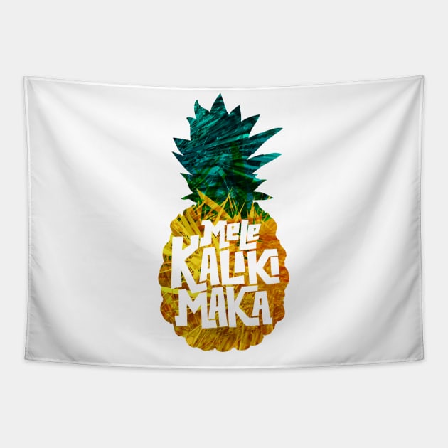 Mele Kalikimaka Tapestry by J31Designs