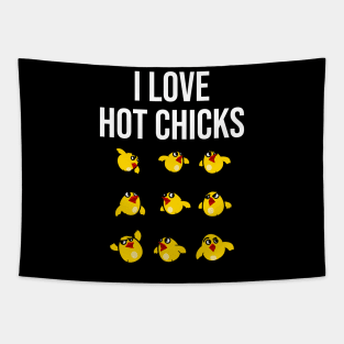 Funny Chicks Tapestry