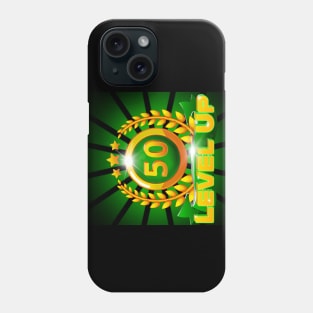 Level Up 50th Birthday Gift Phone Case