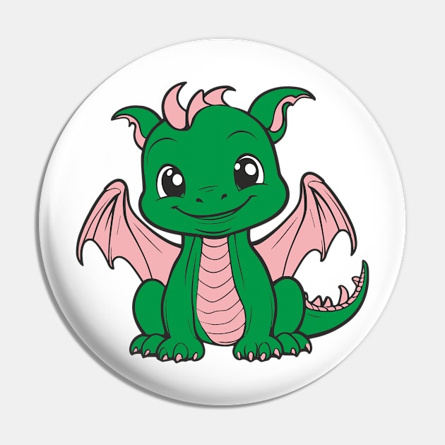 Baby Dragon Pin by aceofspace