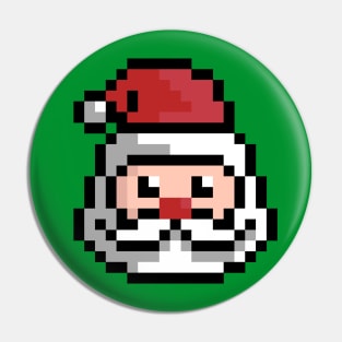 Cute pixel Santa Pin