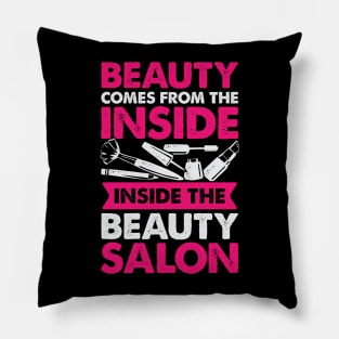 Beauty Salon Makeup Artist Cosmetologist Gift Pillow