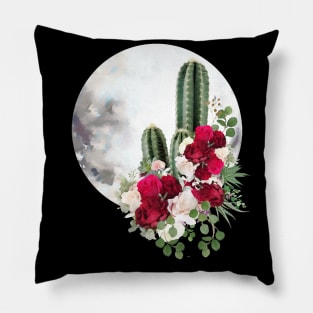 Moonlight Succulents 3 Pillow