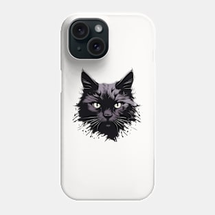 Shadow Cat Face Phone Case