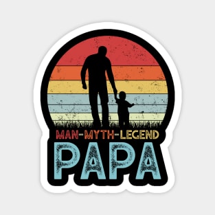 PAPA The Man The Myth The Legend T-Shirt **Name Can Be Customized** The Man The Myth The Legend, Papa, Papa Gift, Father's Day Magnet