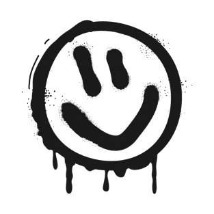 Graffiti Smiley Face T-Shirt