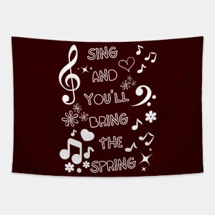 SING FOR THE SPRING! Tapestry