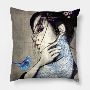 The blue dragon Pillow