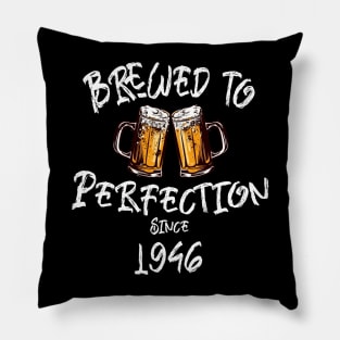 Brewed to Perfection, Personalized Birth Year T-shirt, Birthday Custom Shirt, Birthday Gift, Tee Pillow