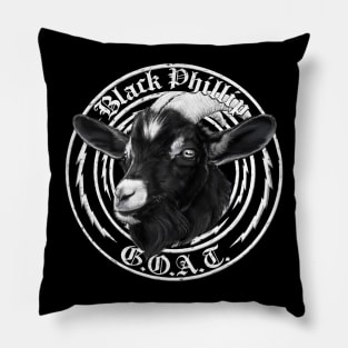 Black Phillip the GOAT emblem Pillow