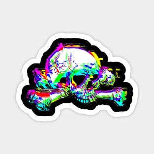 3d skull effect 1 Magnet