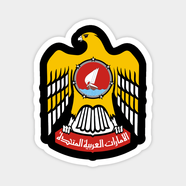 Emblem of the United Arab Emirates (1973 - 2008) Magnet by Flags of the World