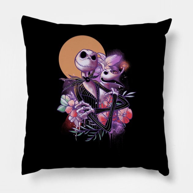 Nightmare in moonlight Pillow by Fan.Fabio_TEE