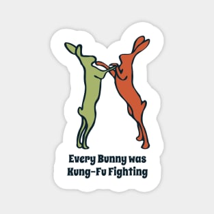 Every Bunny was Kung-Fu Fighting Magnet