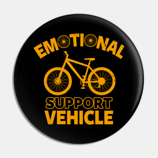 Bicycle Emotional Vehicle Funny Gift For Cyclist Pin