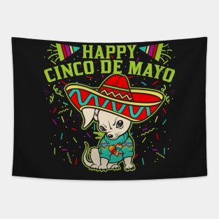 Cinco De Mayo Chihuahua Tapestry