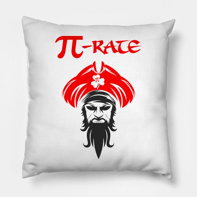 PI Day Pirate Pillow by A Zee Marketing