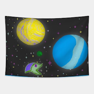 lost in the universe Tapestry