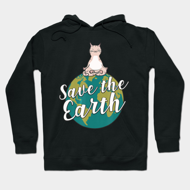 trendy planet cat hoodie