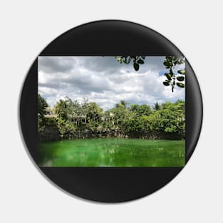 Cenote in Mexico Pin