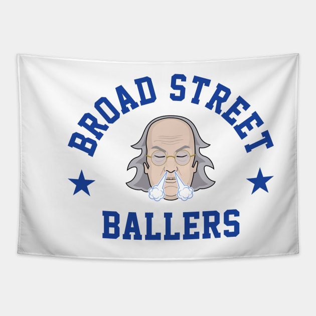 Broad Street Ballers - White Tapestry by KFig21