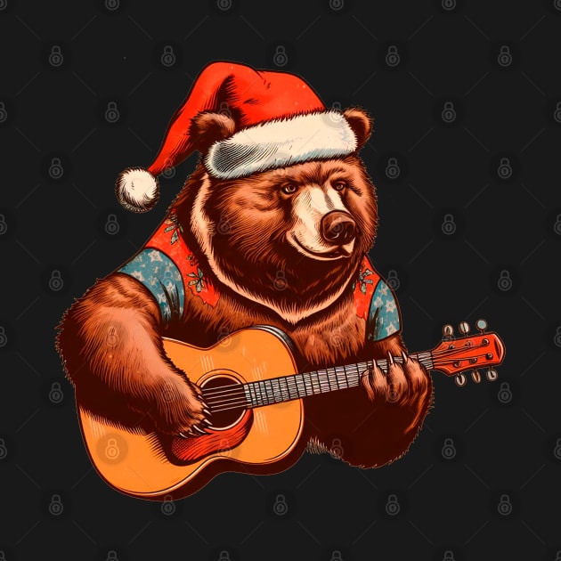 Oso navideño con guitarra 2 by TheGhostLagarto15