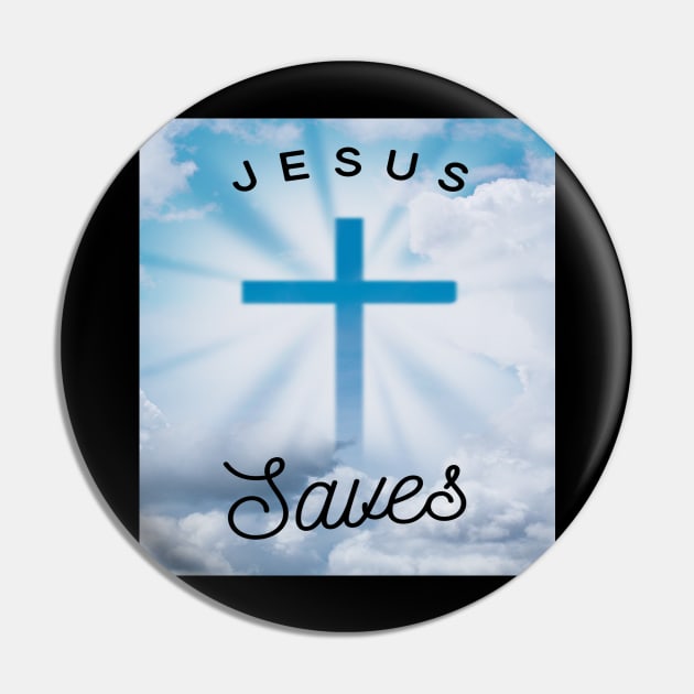 Jesus Saves Pin by GMAT