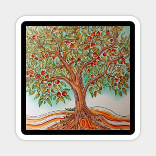 Cinnamon tree drawing Magnet