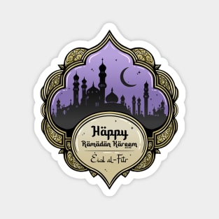 Eid Al Fitr Islamic Mosque Mubarak Magnet