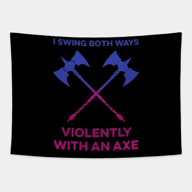 Bisexual Barbarian Pride Tapestry by OtakuPapercraft